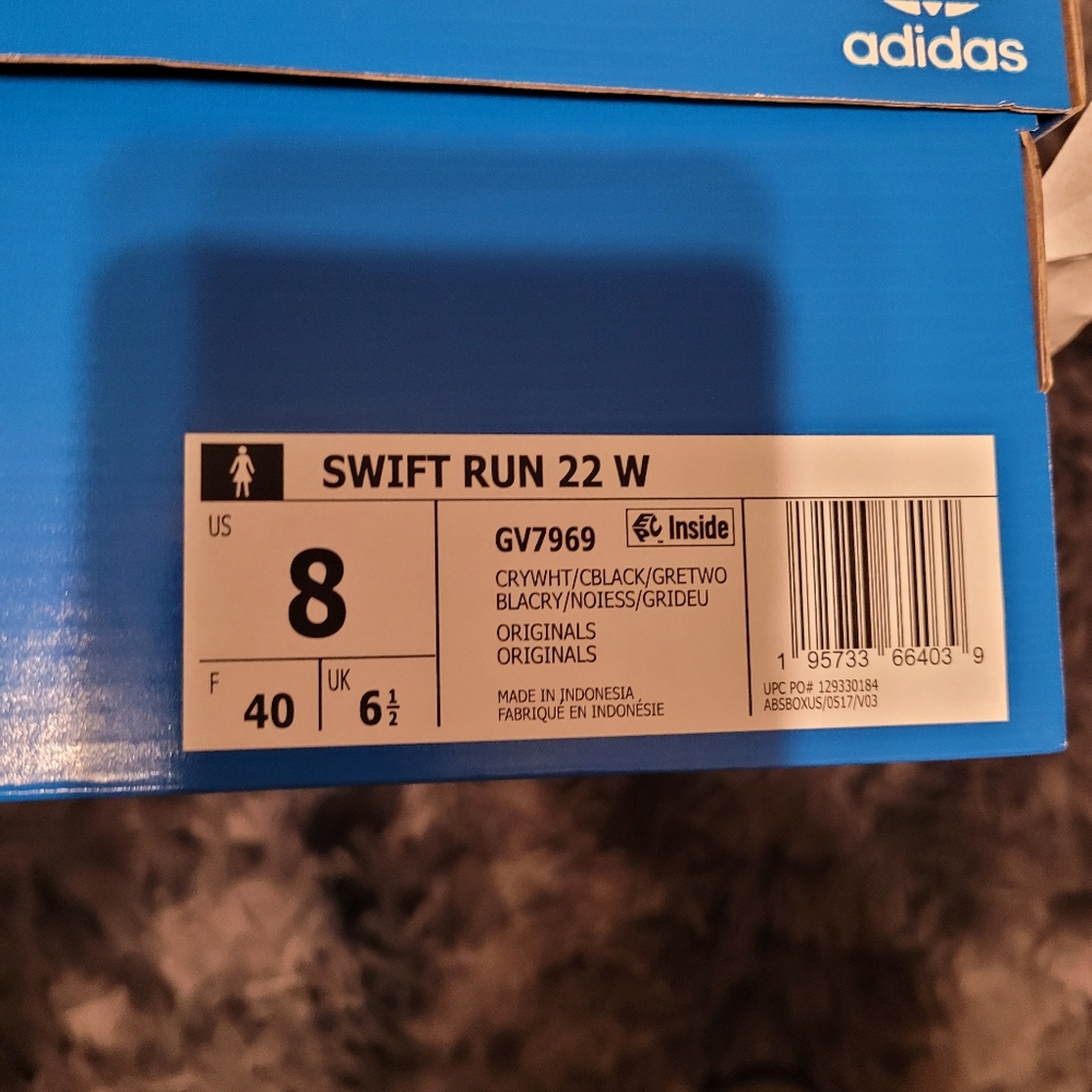 New Adidas swift Run 22w sneakers size 8 - Picture 7 of 7